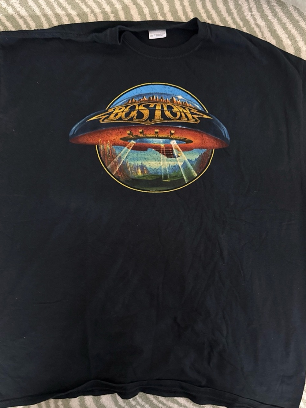 Black Graphic Band T-Shirt